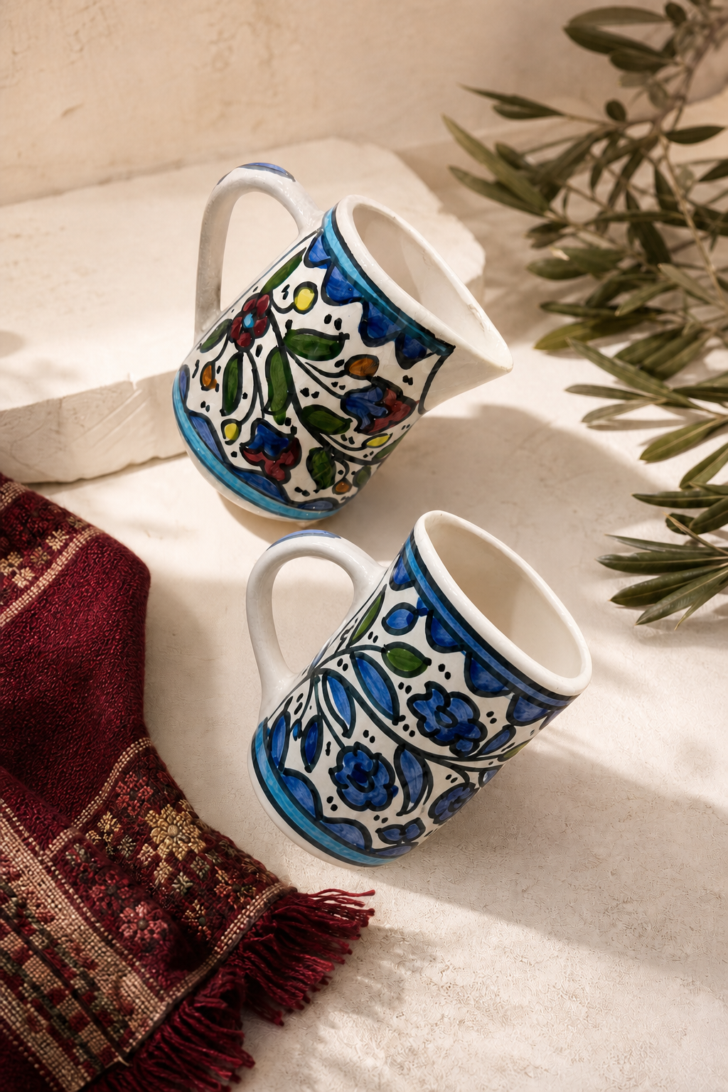Palestinian tatreez embroidered dress detail